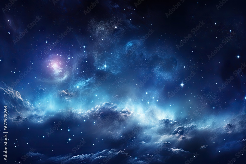 Image showing the solar system and various space objects.by Generative AI Image showing the solar system and various space objects.by Generative AI