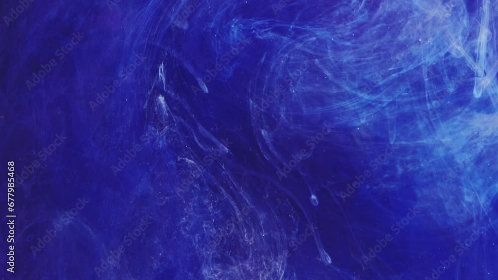 Vertical video. Color fume background. Mysterious air. Blue white ink blend flow effect smooth texture abstract vibrant swirls spreading in water hypnotic art. Vertical video. Color fume background. Mysterious air. Blue white ink blend flow effect smooth texture abstract vibrant swirls spreading in water hypnotic art.