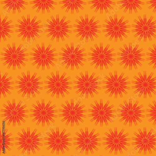 seamless pattern with flowers