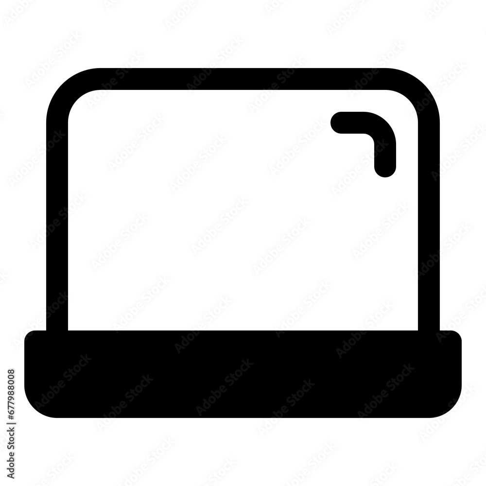 Laptop notebook computer pc desktop portable icon Laptop notebook computer pc desktop portable icon