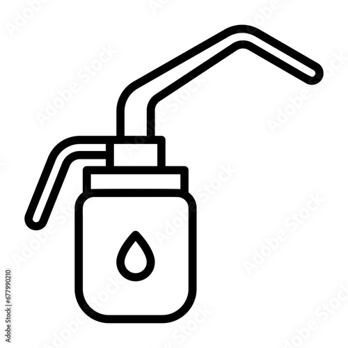 Lubricator, oiling device, lubrication tool, oil applicator, greaser icon and easy to edit.