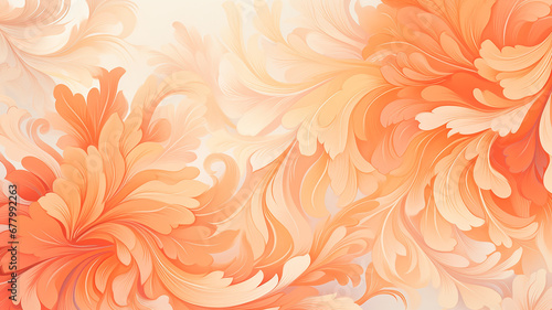 orange delicate soft color pattern abstract beautiful background
