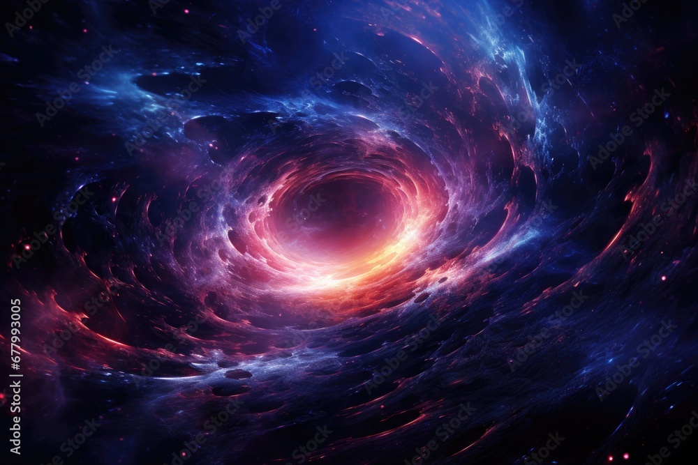 Image showing the solar system and various space objects.by Generative AI Image showing the solar system and various space objects.by Generative AI