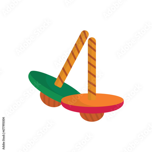 Dreidels for Hanukkah on wh...