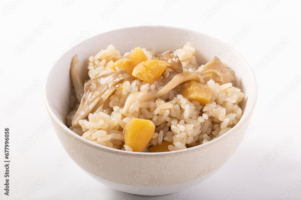 栗と舞茸の炊き込みご飯 栗と舞茸の炊き込みご飯