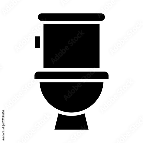 Commode, restroom, lavatory, WC, bathroom icon and easy to edit.