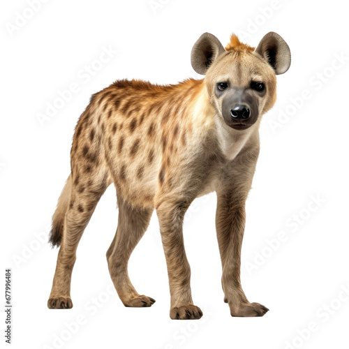 hyena isolated on transparent background,transparency 