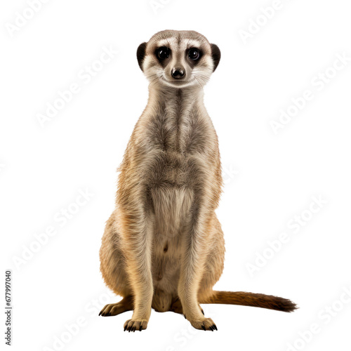 meerkat isolated on transparent background,transparency 