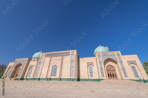 View to Abubakr Kaffal-Shashi mausoleum part of Hazrati Imam ensemble complex. photo