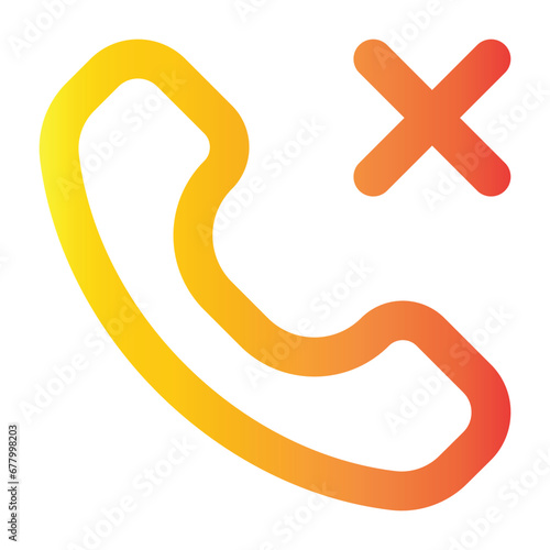 missed phone call icon