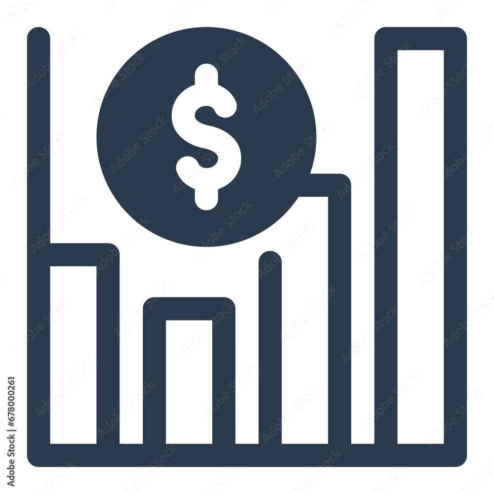 Comprehensive Financial Graph Analytics Icon Comprehensive Financial Graph Analytics Icon