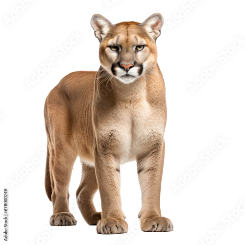 puma,mountain lion isolated on transparent background,transparency 
