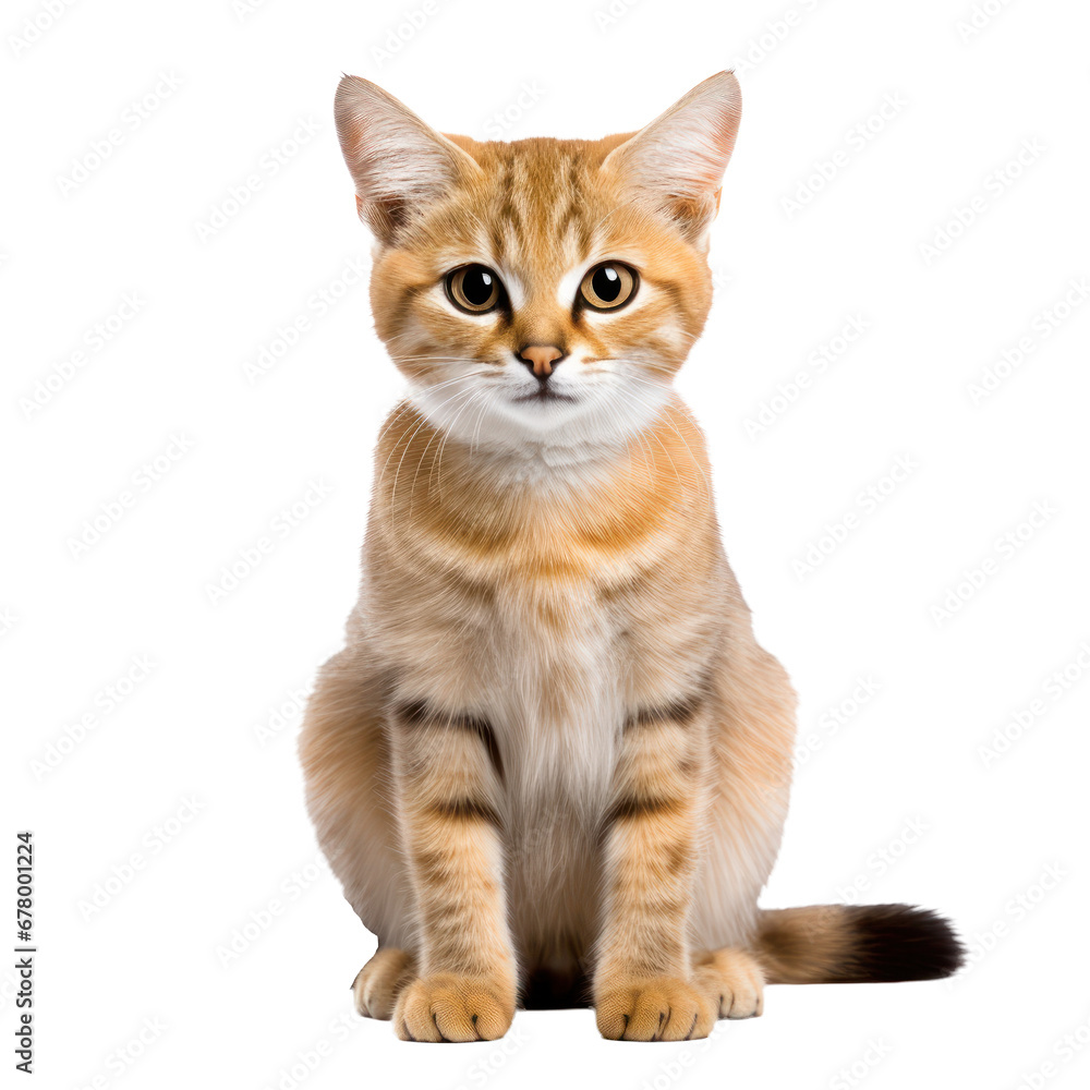 sandcat isolated on transparent background,transparency 