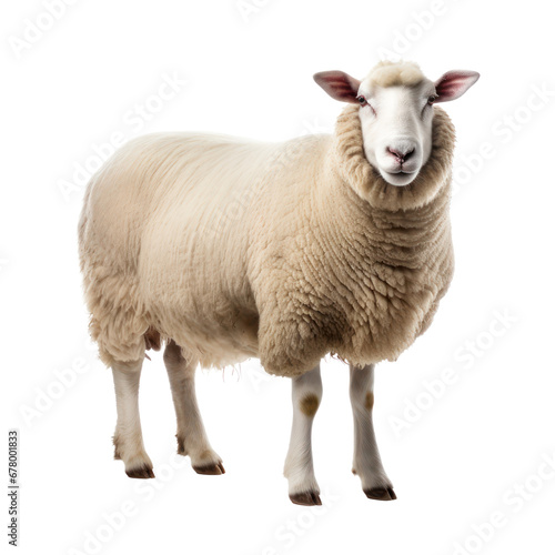 Sheep isolated on transparent background,transparency 