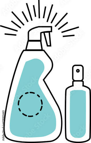 Room disinfectant illustration.