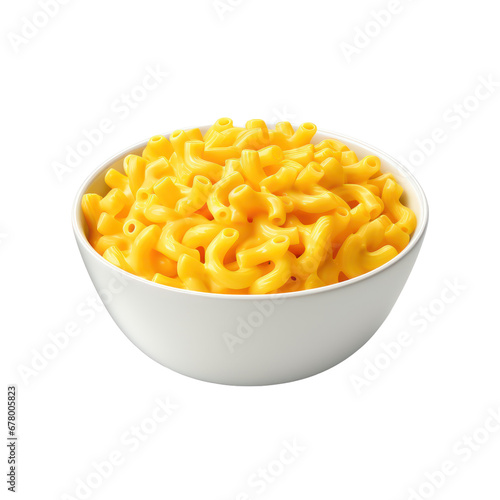 Mac and cheese isolated on transparent background,transparency 
