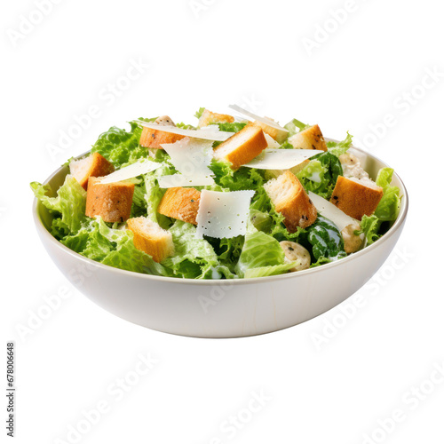 Tapety artystyczne caesar salad isolated on transparent background,transparency 