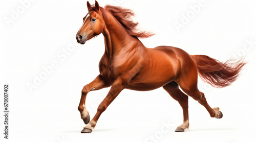 Red horse run gallop