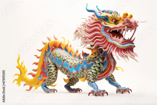 Chinese dragon as symbol of asian festival and New Year © EdNurg