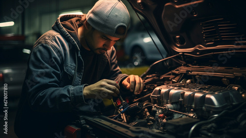 Handsome Horsepower: Rugged Craftsmen Empowering Machines, Generative AI