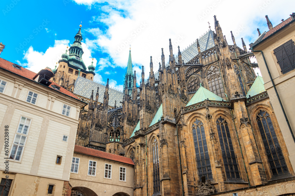 Fototapeta premium St. Vitus Cathedral in Prague, Czech Republic