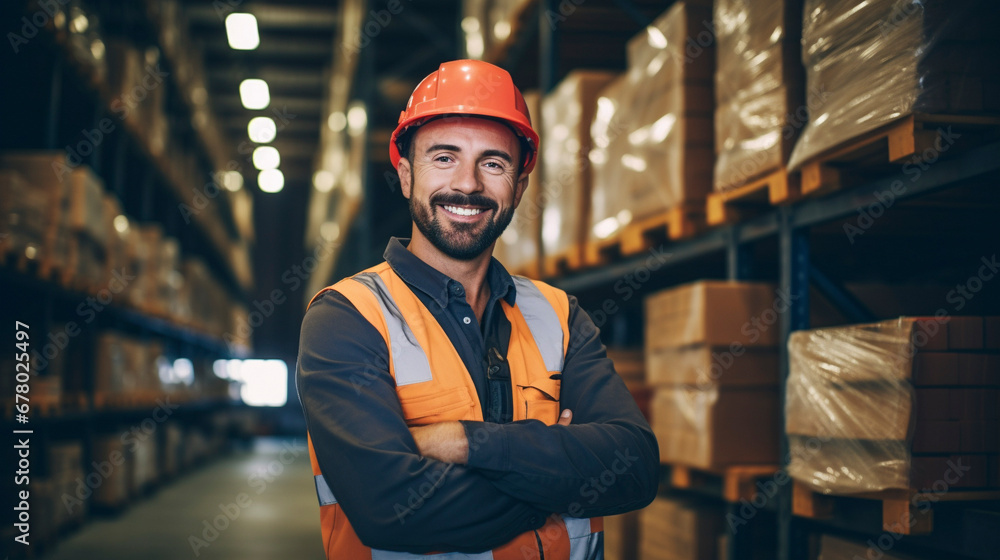 Defenders of the Depot: Men in Hardhats Protecting Warehouse Assets, Generative AI Defenders of the Depot: Men in Hardhats Protecting Warehouse Assets, Generative AI