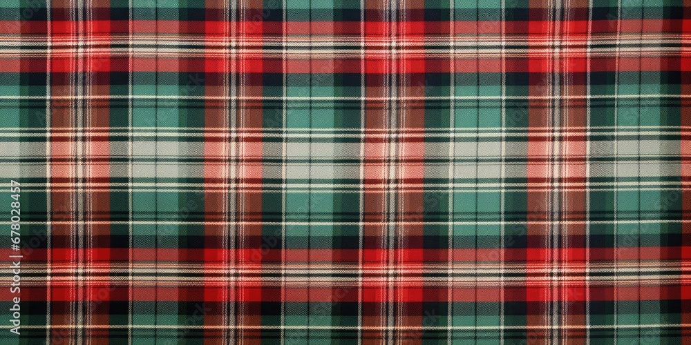 Obraz premium Christmas plaid pattern background