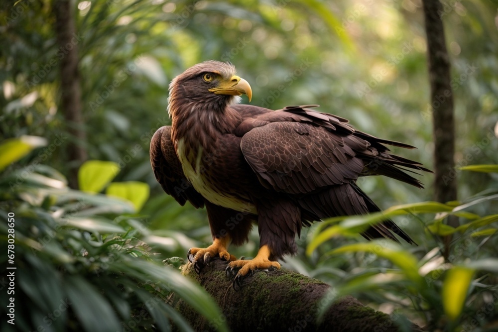 Majestic Eagle Prowls Jungle Depths in Soft Morning Light – Ultra Realistic Wildlife Photography Inspired by National Geographic Majestic Eagle Prowls Jungle Depths in Soft Morning Light – Ultra Realistic Wildlife Photography Inspired by National Geographic