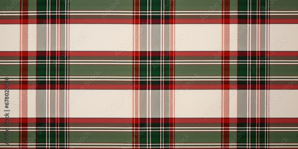 Fototapeta premium Christmas plaid pattern background