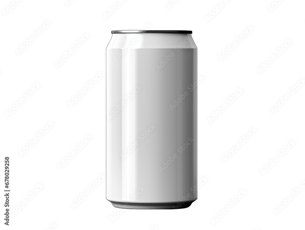 Empty Aluminum Can for Brand Mockup Designs Isolated on Transparent or White Background, PNG Empty Aluminum Can for Brand Mockup Designs Isolated on Transparent or White Background, PNG