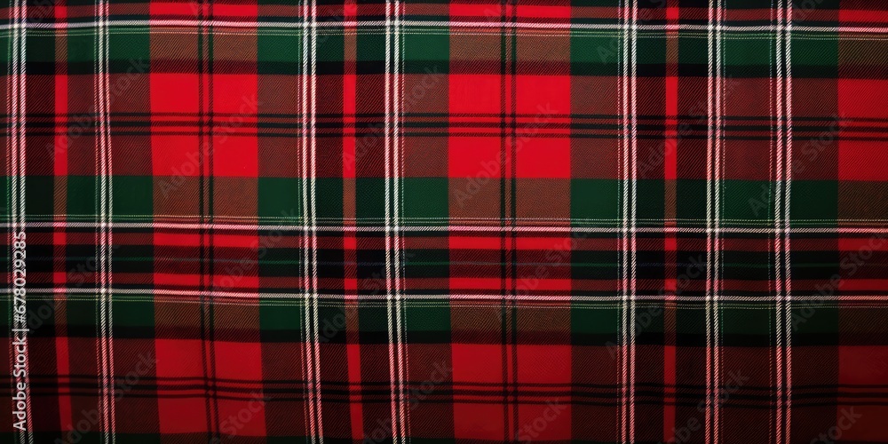 Obraz premium Christmas plaid pattern background