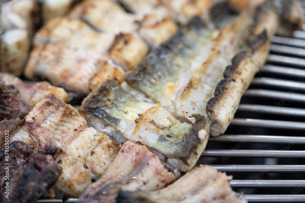 Korean food Grilled eel bbq Korean food Grilled eel bbq