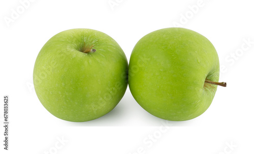 green apple on transparent png