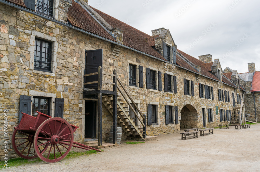 Fort Ticonderoga, formerly Fort Carillon in New York State