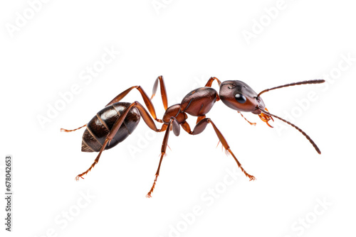 Ant isolated on transparent background.
