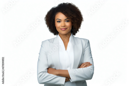 mixed raceyoung business woman portrait, AI generated