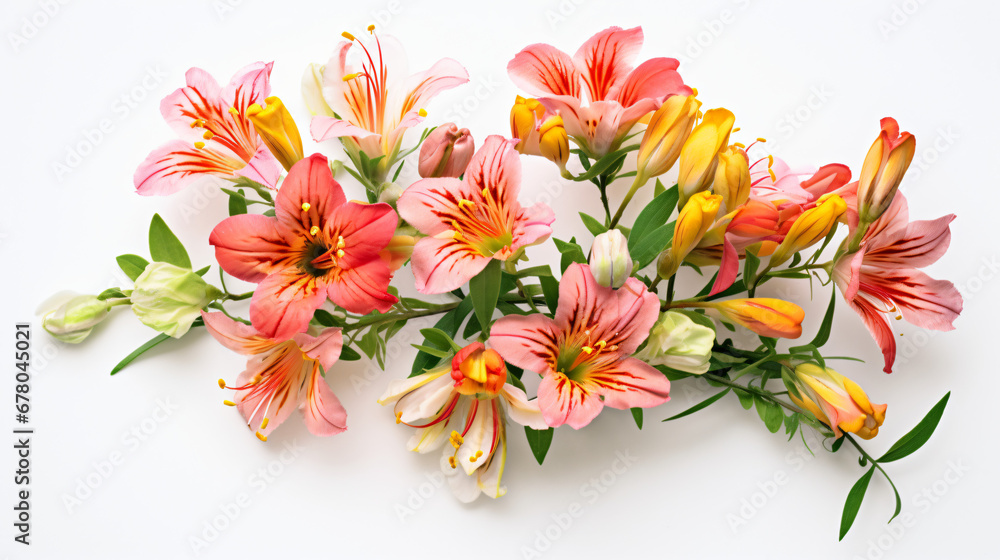 Beautiful Alstroemeria flowers