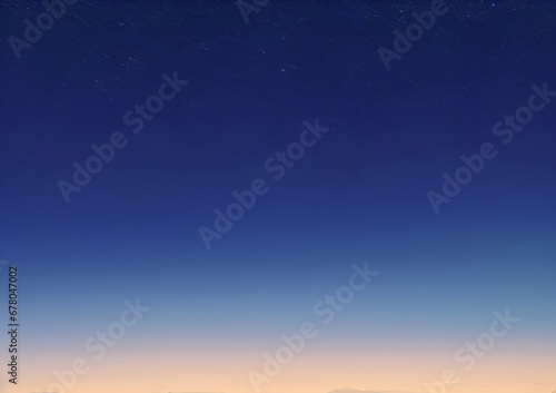 Sunset night sky with stars © sonderstock