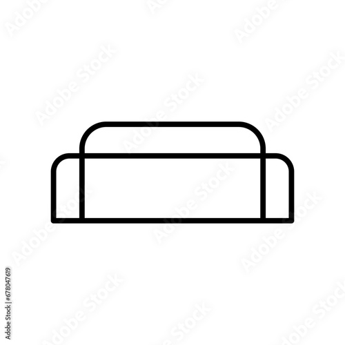 sofa line icon