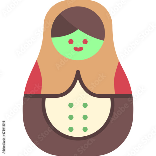 Matryoshka Doll Icon