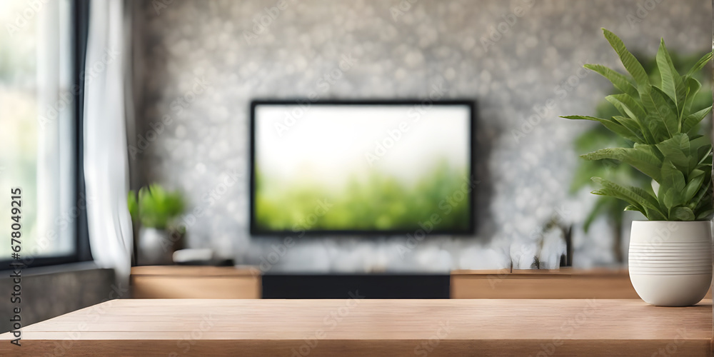 Empty table with abstract blurred background. blur living room. for product display. Empty table with abstract blurred background. blur living room. for product display.