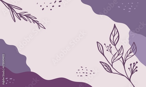 Fototapeta Naklejka Na Ścianę i Meble -  Organic abstract background. Digital illustration for wallpaper. Card background. 