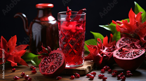 Roselle flower and fruits a healthy alternative