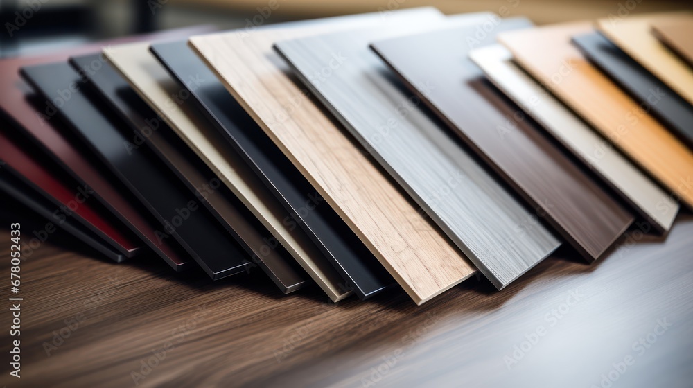 Laminate floor, Samples of wood texture parquet for flooring and interior design Laminate floor, Samples of wood texture parquet for flooring and interior design