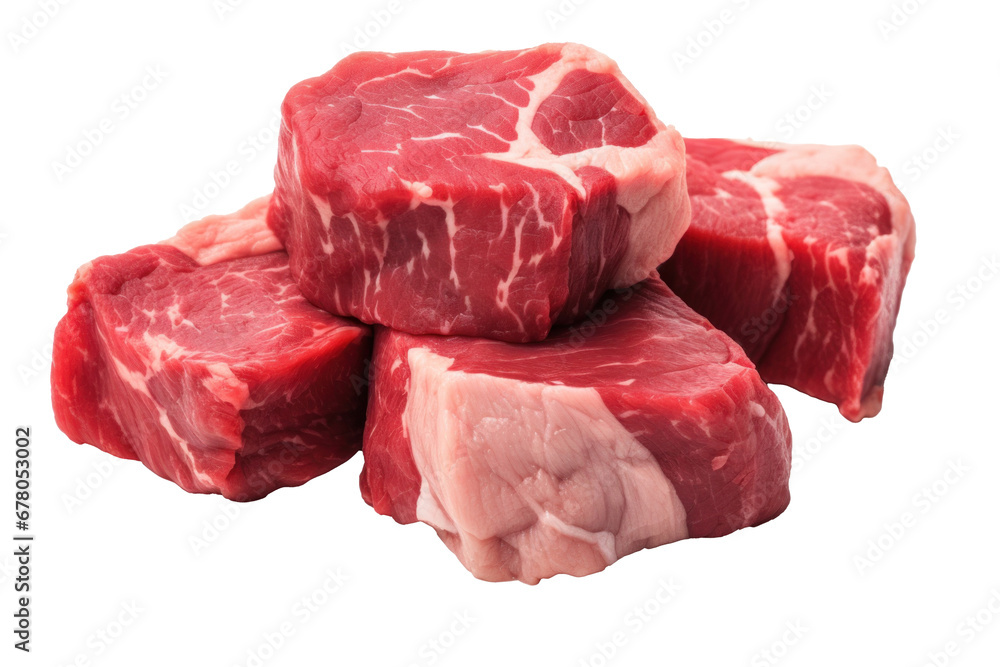 Raw beef meat isolated on transparent background. Raw beef meat isolated on transparent background.