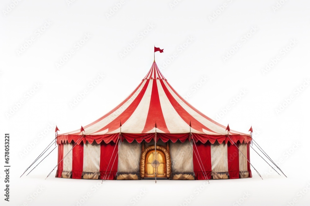 circus tent isolated