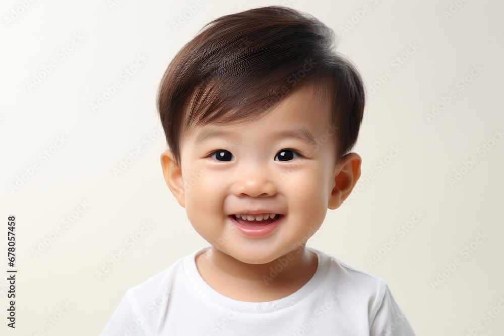 Adorable Asian toddler with a bright smile, Adorable Asian toddler with a bright smile,