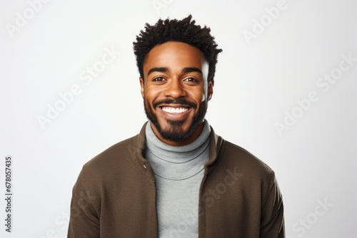 Portrait of a happy black male model © Leli
