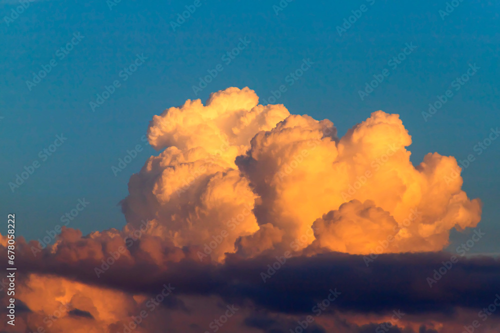 Colorful dramatic sky with cloud at sunset Colorful dramatic sky with cloud at sunset