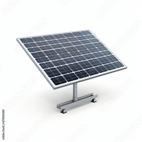 Solar panel isolated on white backgroUND